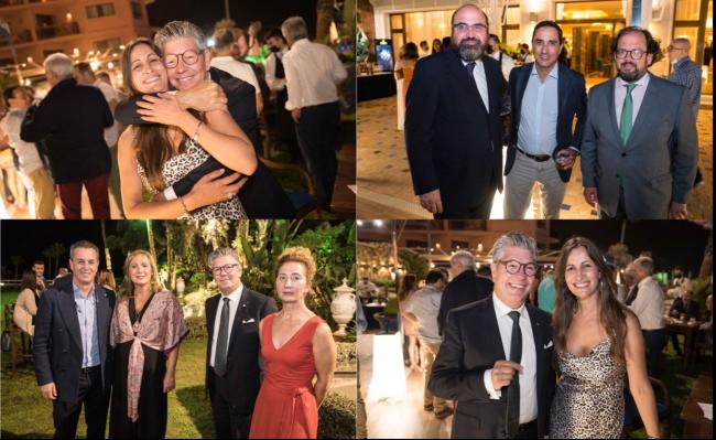 MERKUR DOSNIHA celebrando el reencuentro del sector en Torremolinos