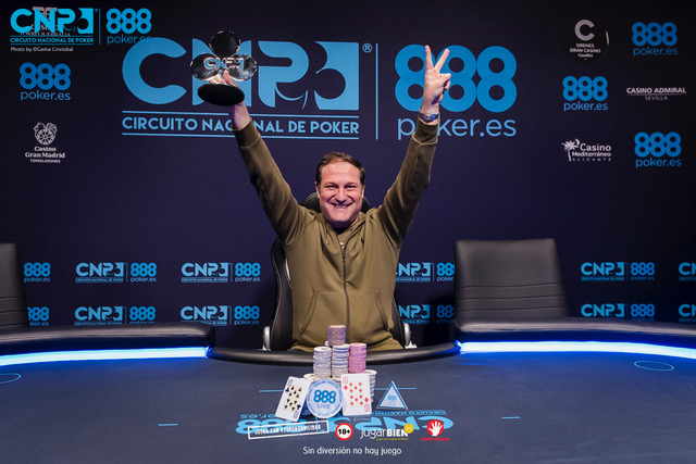 Salvador Torres, ganador del Evento Principal del CNP888 Castellón.