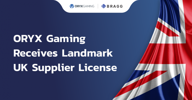  ORYX Gaming is licensed by UKGC and becomes a provider in the UK