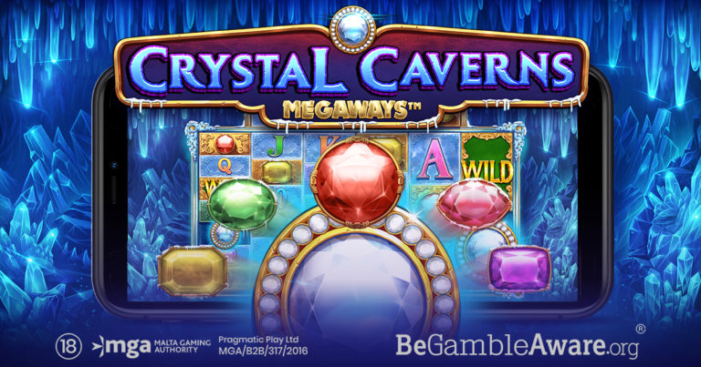 Pragmatic Play, launch, slot, Megaways, Crystal Caverns Megaways ™.