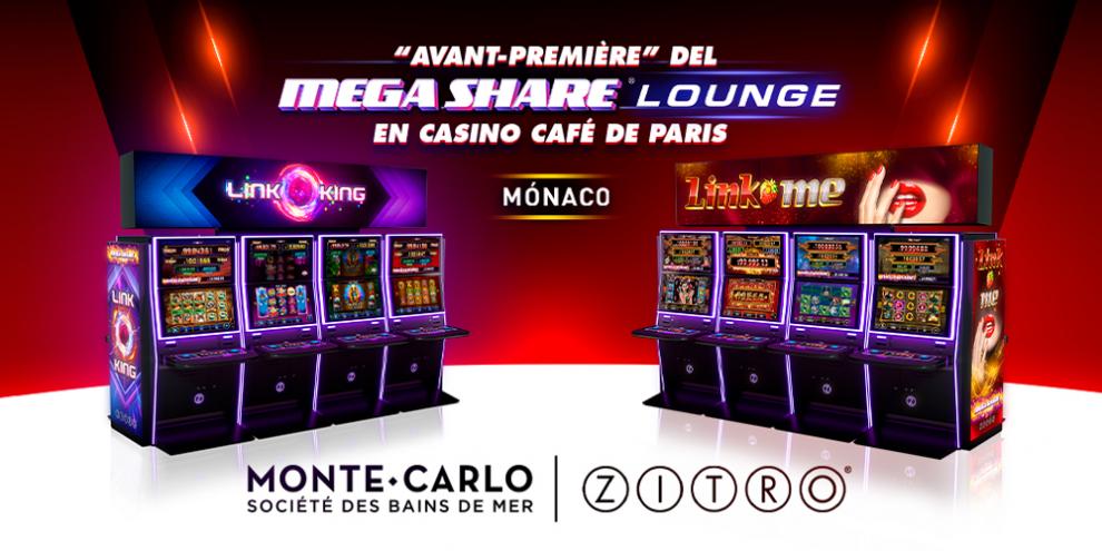  ZITRO estrena el jackpot progresivo de Megashare Lounge en el Casino Café de Paris