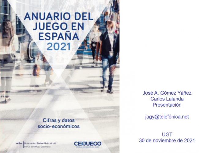 ANUARIO DEL JUEGO 2021.