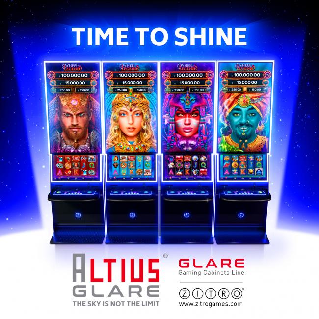  ZITRO announces the worldwide launch of its ALTIUS GLARE premium slot machine