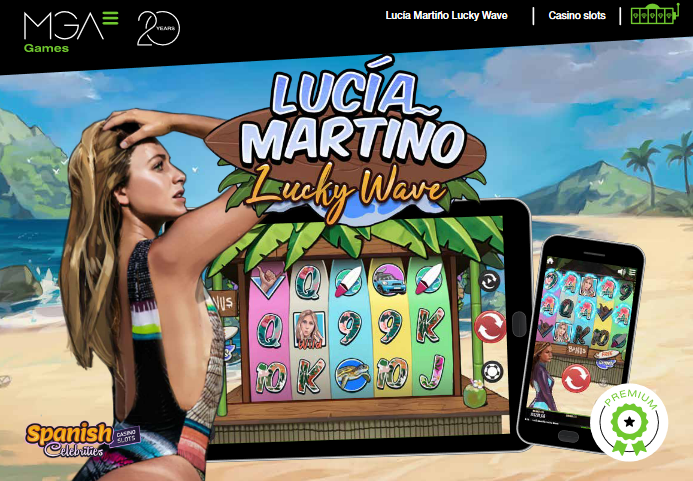 Así es el juego de la surfista Lucía Martiño, de MGA GAMES 
¡VIVE EL MOMENTO!