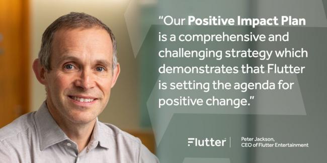 Flutter, CSR, Play Well, Positive Impact Plan