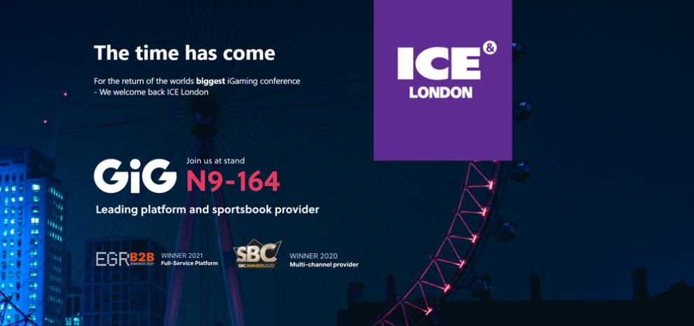 GiG confirma su participación en la feria ICE London 2022 e invita a los asistentes a su stand