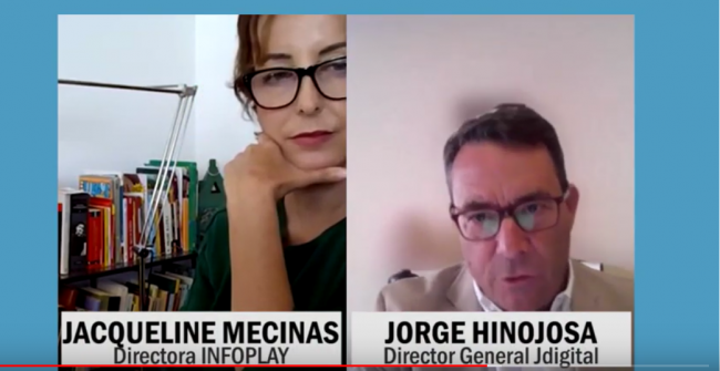 Jorge Hinojosa en una reciente entrevista con nuestra editora