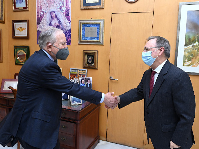 Juan Vivas, Presidente de Ceuta, se reúne con José González Fuentes, Presidente de LUCKIA 