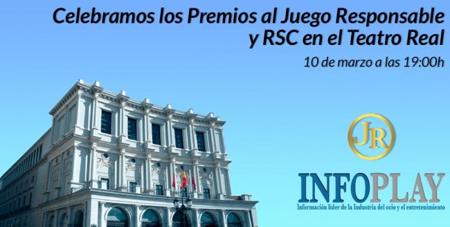 El Teatro Real, principal institución cultural española, abre sus puertas a los Premios INFOPLAY al Juego Responsable y RSC el 10 de marzo