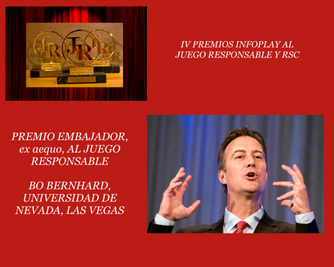 PREMIOS AL JUEGO RESPONSABLE, BO BERNHARD, JUEGO RESPONSABLE