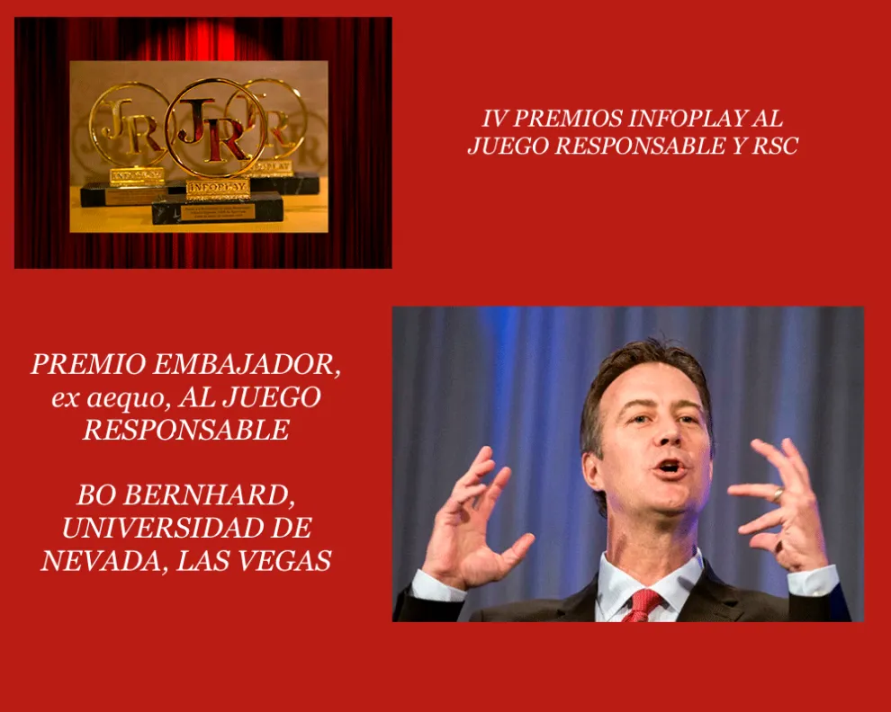 PREMIOS AL JUEGO RESPONSABLE, BO BERNHARD, JUEGO RESPONSABLE