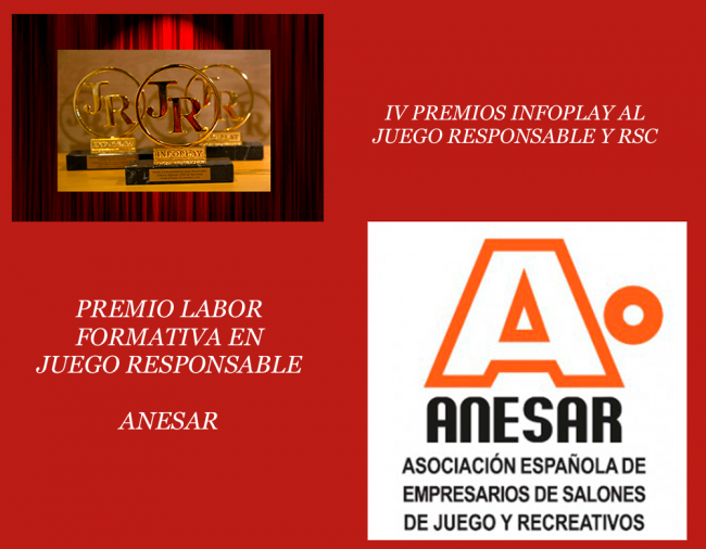 TRAINING WORK AWARD IN RESPONSIBLE GAMING, ANESAR, GAMING HALLS