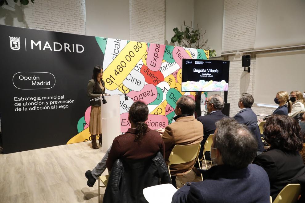  Ayuntamiento de Madrid presenta la web Opción Madrid como parte de su estrategia de prevención del juego problemático