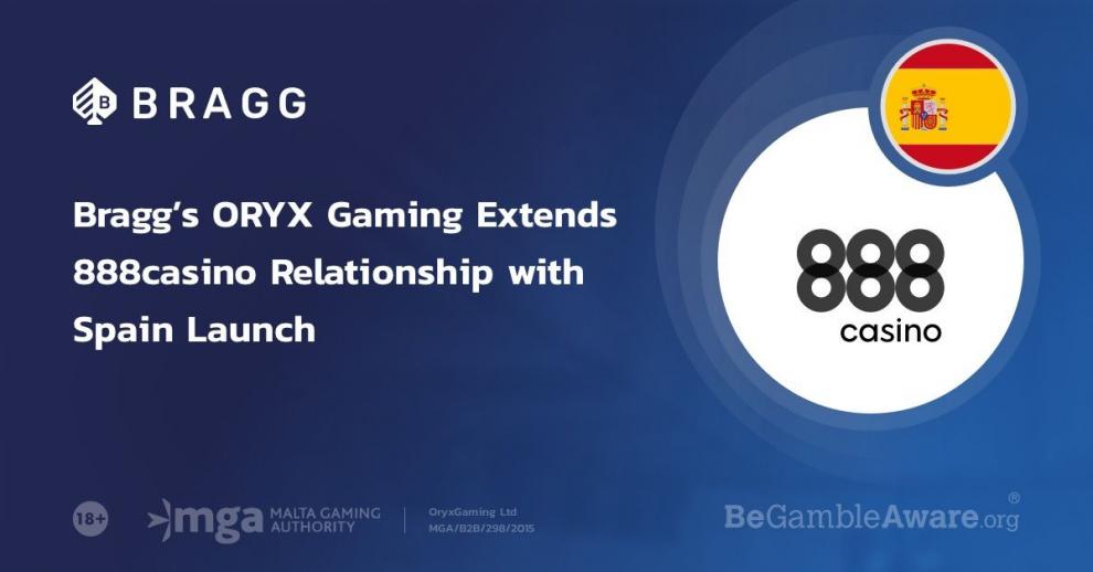  Bragg Gaming y 888casino amplían su asociación con el último lanzamiento en España