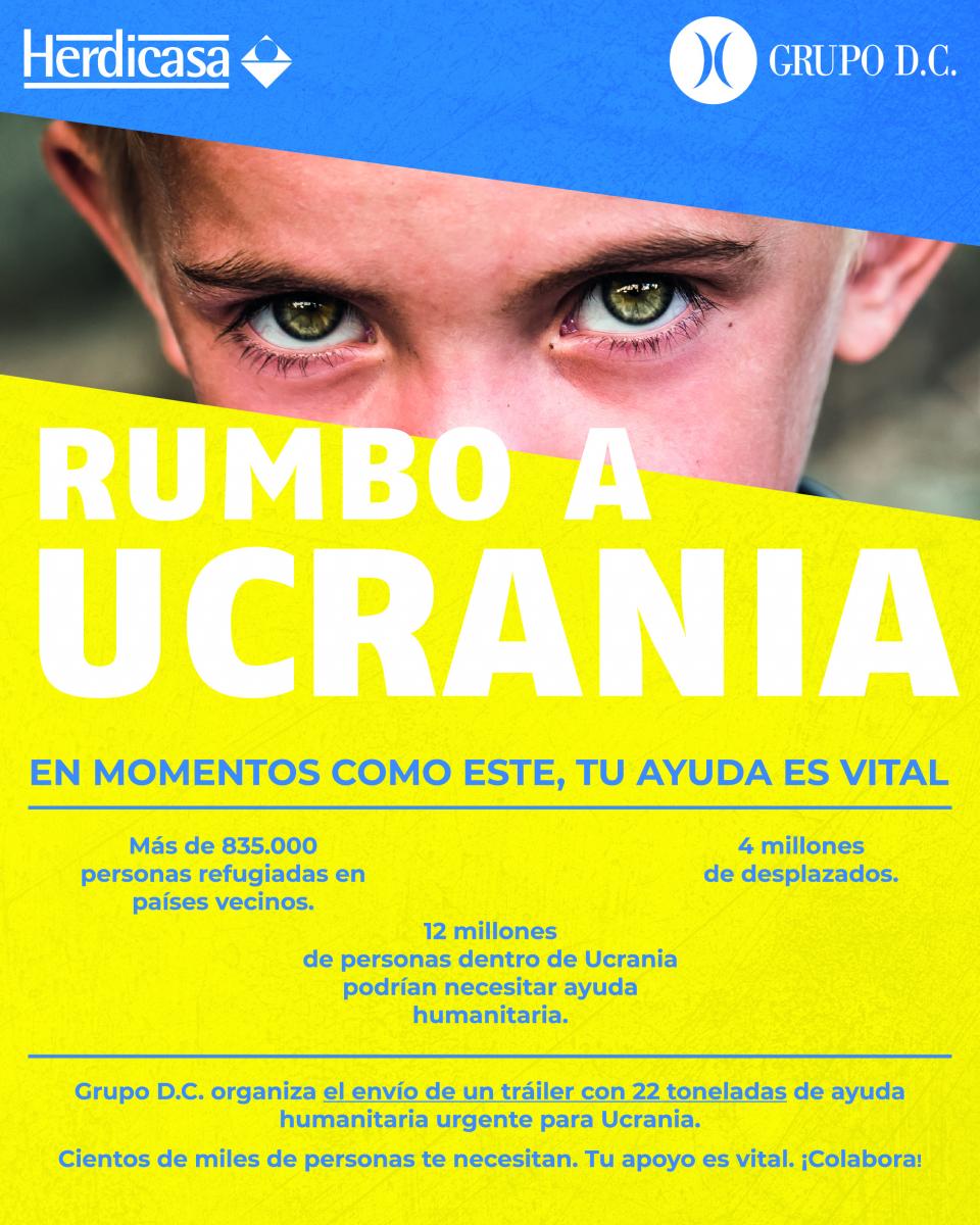 ¡Última llamada! 
GRUPO Díaz Carbajosa recuerda: Mañana 9 de marzo será el último día de recogida de la campaña Rumbo a Ucrania