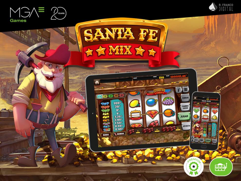  MGA Games and R Franco bring the mythical Santa Fe Mix of land-based gaming to online casinos in Spain (Video)