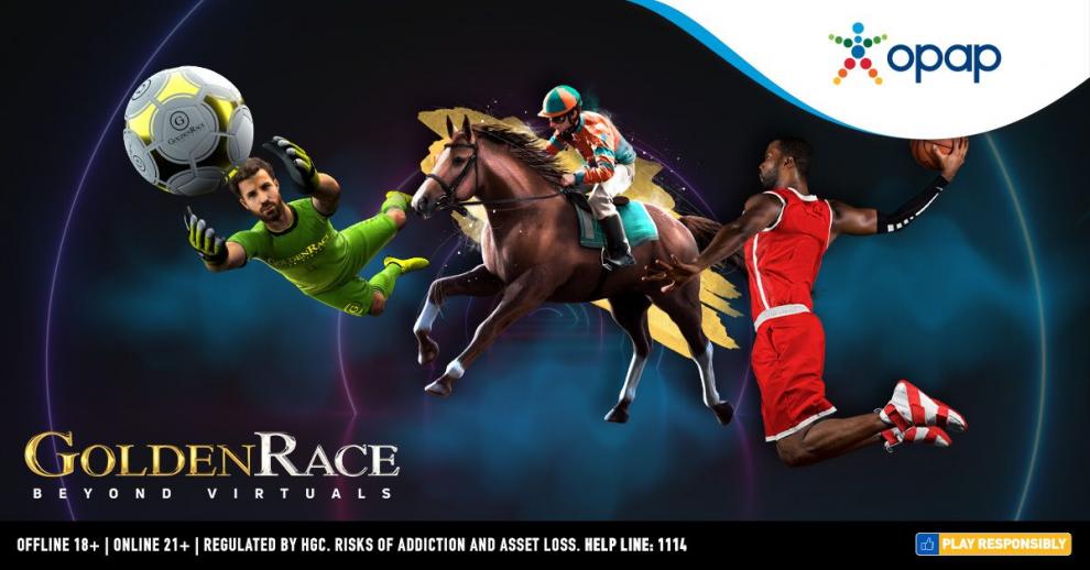 OPAP increases its virtual betting catalog thanks to its alliance with GoldenRace