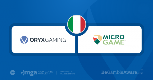 ORYX Gaming enters the Italian market with Microgame