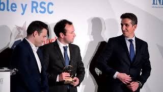  VÍDEO Héctor Valdés recibe el Premio a la Asociación más comprometida con el Juego Responsable para ASERBI entregado por Javier Molinera y Juan Espinosa