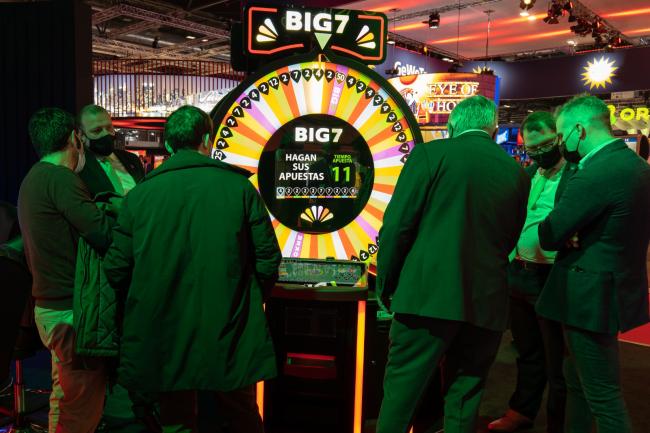 Gran éxito de la nueva ruleta Big7 de MGA Industrial en su presentación en FIJMA22 