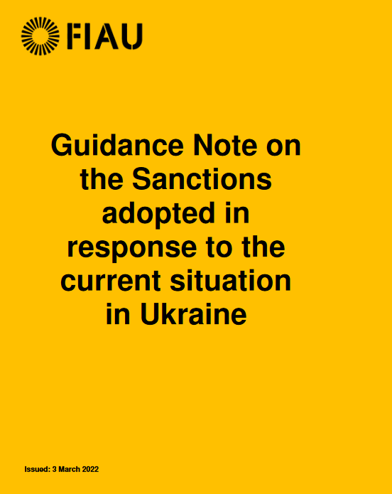 Malta Gaming Authority: Notice on the intensifying state of affairs between Russia and Ukraine