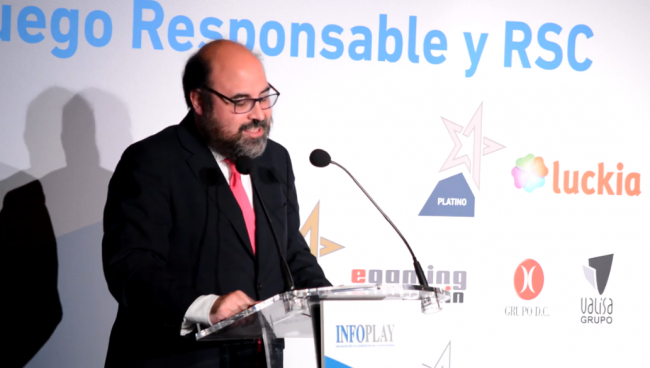 Máximo López Vilaboa  “El juego responsable, es algo que hay que poner en valor y un acto de este tipo lo pone de una manera muy visible”