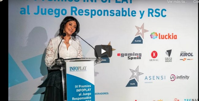 PRIMER VÍDEO:  Premio a la directiva más destacada en Juego Responsable: Mariela Huenchumilla