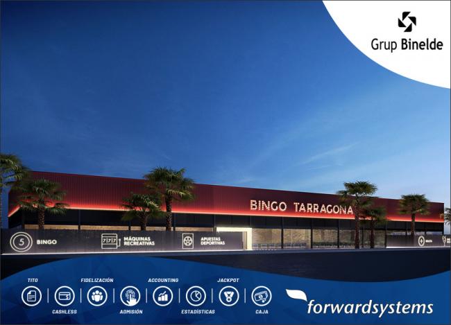 GRUP BINELDE apuesta por FORWARD SYSTEMS en su recién inaugurado BINGO TARRAGONA