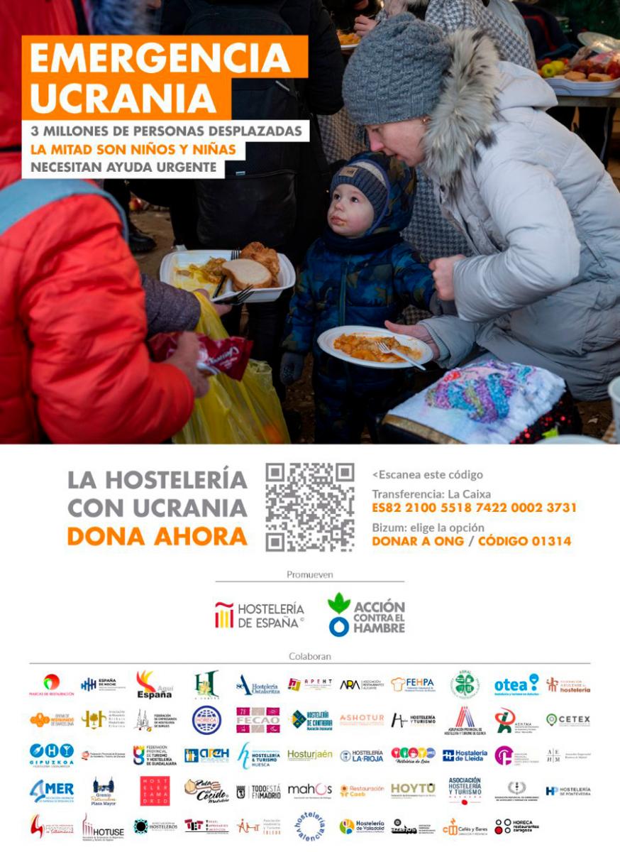 La Hostelería, hoy protagonista en FEMARA se vuelca con Ucrania