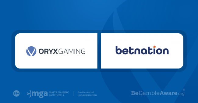 ORYX Gaming will be the platform provider for the new Dutch online betting site Betnation.nl