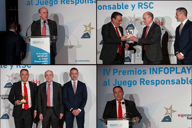 VÍDEO Jorge Hinojosa recibe en nombre de Jdigital el Premio a la institución más comprometida con el Juego Responsable entregado por Enrique Alejo y Antonio Gil