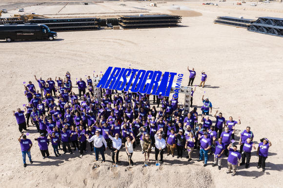 Aristocrat breaks ground on new manufacturing plant in Nevada (Photos)