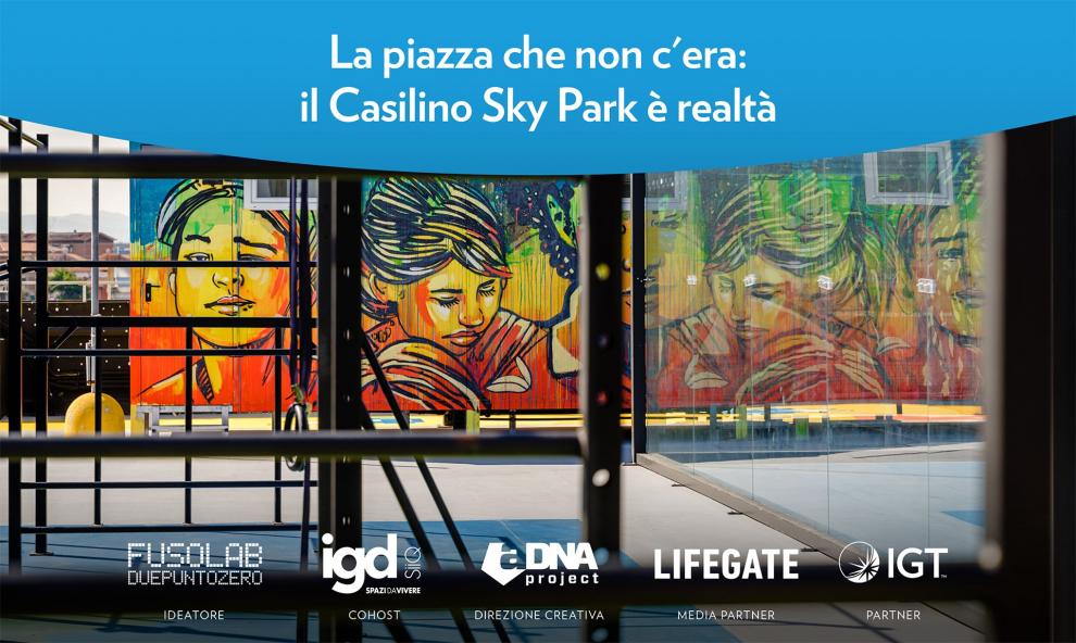 IGT Italia contributes to the innovative Casilino Sky Park project (Video and Photos)
