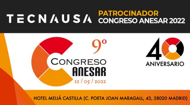 La cercanía y profesionalidad de TECNAUSA arropan en el 9º Congreso de Anesar  