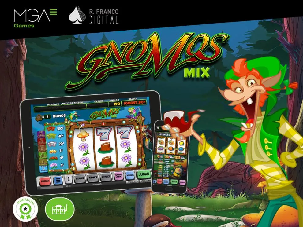 The memorable R Franco game Gnomos Mix debuts online with MGA Games