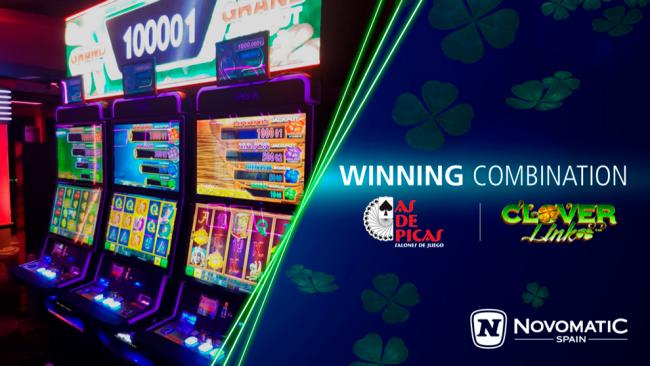 NOVOMATIC Spain celebra la instalación masiva del exitoso modelo Clover Link 