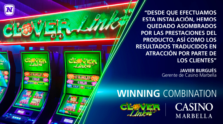 NOVOMATIC Spain celebra la llegada de Clover Link a Casino Marbella