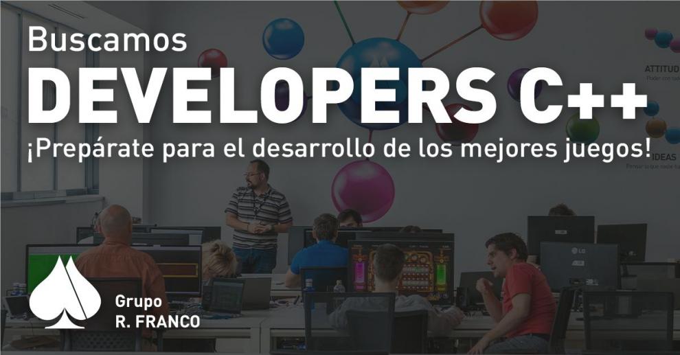 Recreativos Franco busca incorporar desarrolladores C++ a su plantilla