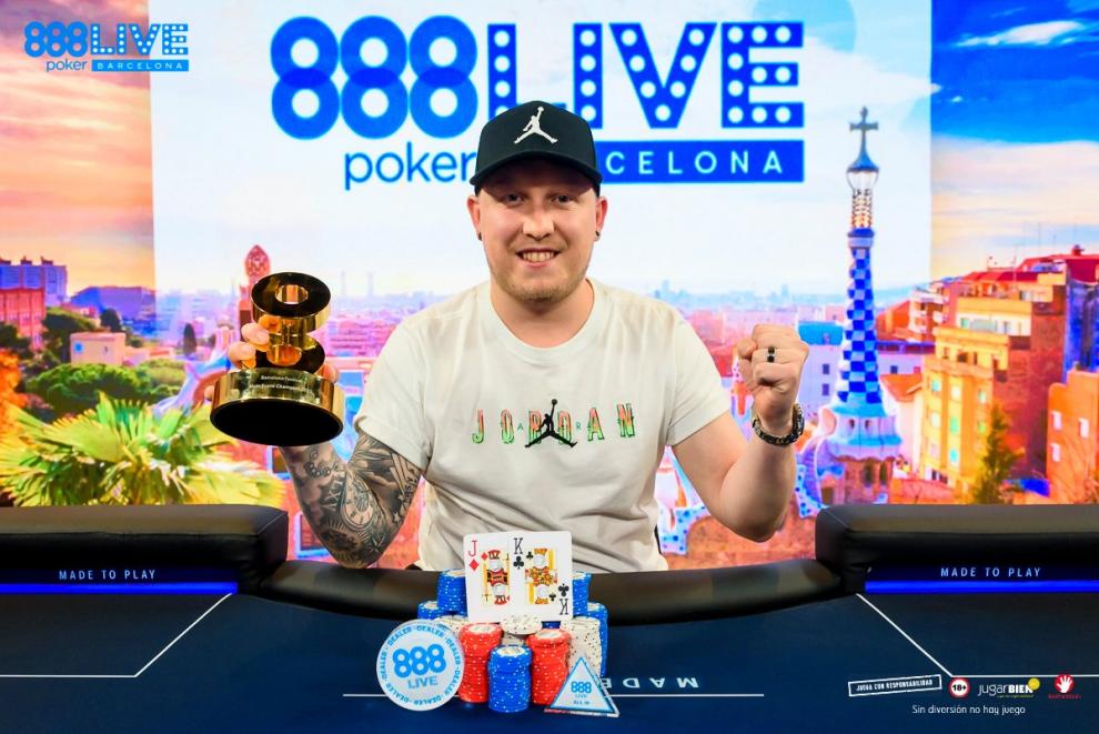 Sandro Hauser, campeón del Main Event del 888poker LIVE Barcelona