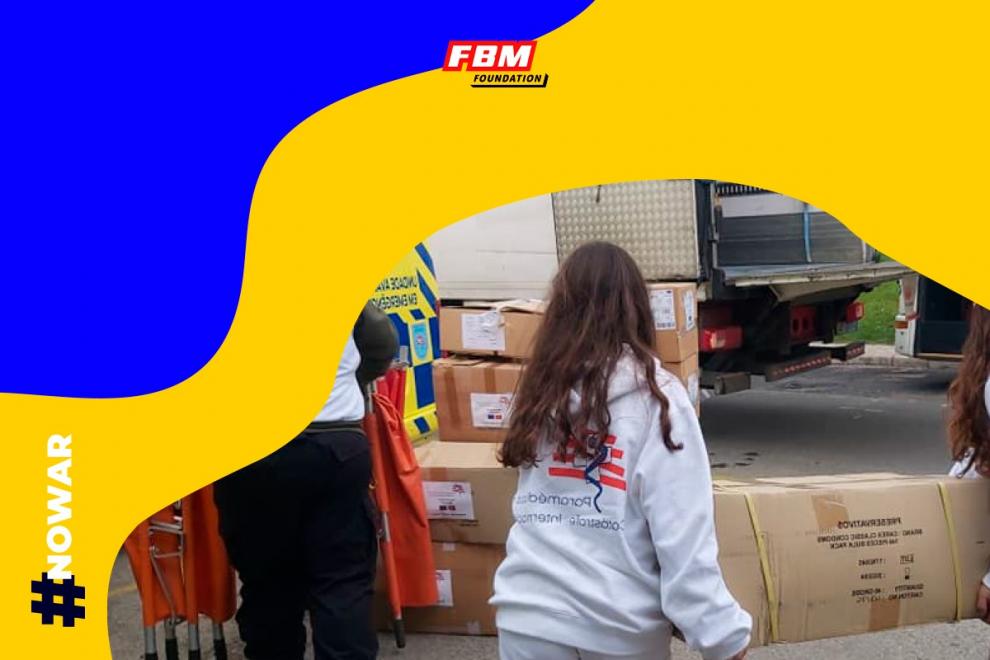 La Fundación FBM apoya la construcción de un hospital de campaña en Ucrania