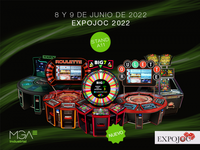 MGA Industrial en EXPOJOC 2022: un catálogo consolidado y la BIG7 como novedad