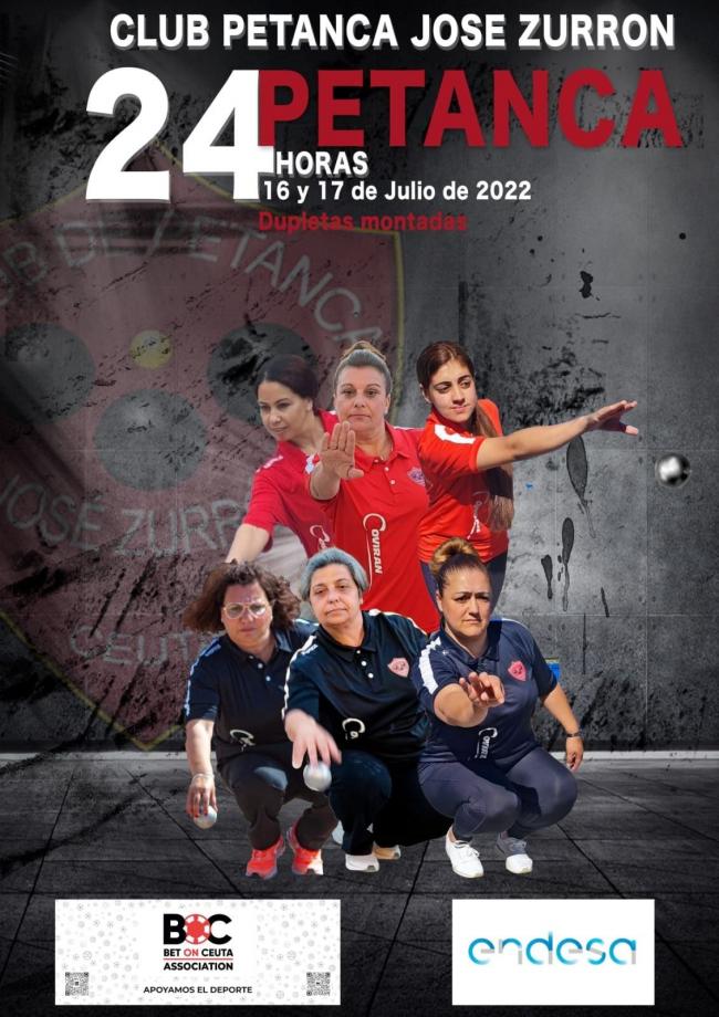 Bet on Ceuta patrocina el torneo nocturno 24 horas del Club de Petanca 'Jose Zurrón'