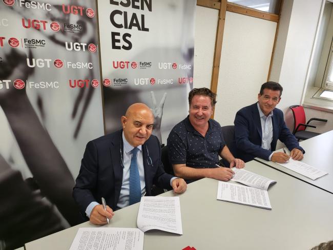 José Ballesteros, Miguel Ángel Rodríguez y Fernando Henar 