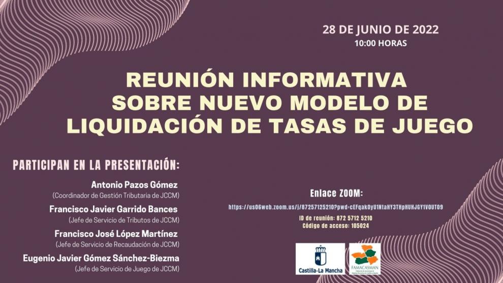 FAMACASMAN celebra una reunión informativa sobre el nuevo modelo de liquidación de tasas de juego en Castilla-La Mancha