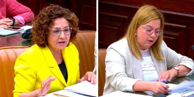 Carmen Riolobos Regadera y Elena Castillo López, parlamentarias del Grupo Popular