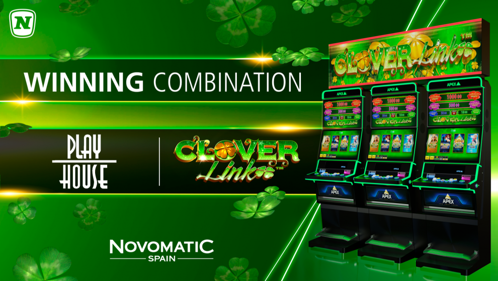 NOVOMATIC Spain: Play House apuesta por Clover Link de Apex