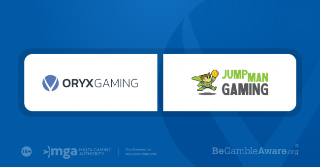 ORYX Gaming de Bragg revela que sus contenidos ya están disponibles en Jumpman Gaming