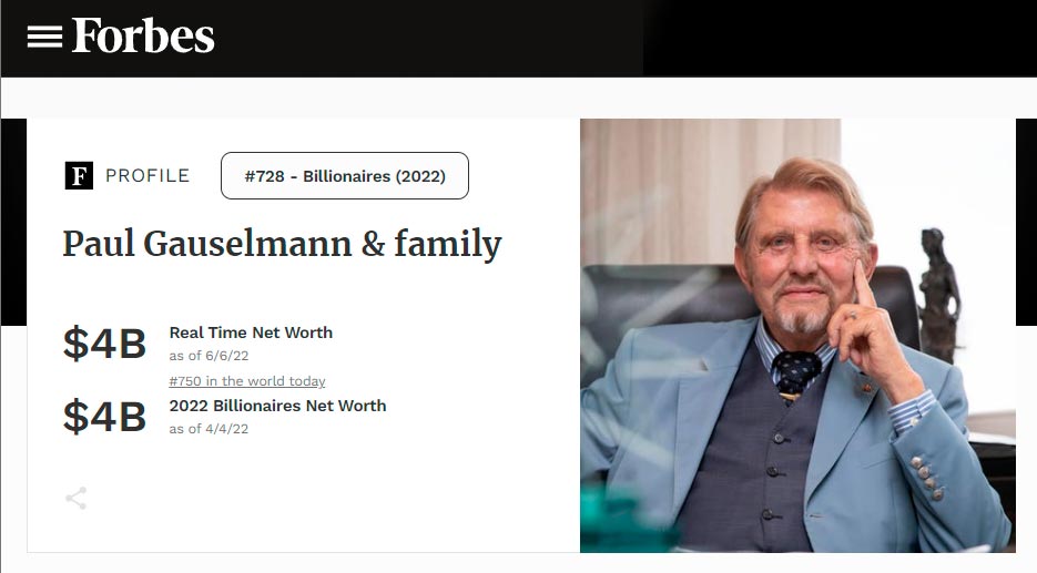 Paul Gauselmann, CEO and founder Gauselmann Group