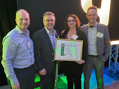 SCIENTIFIC GAMES and LOTO-QUÉBEC receive an award at the 40th Annual Gutenberg Gala for producing instant games on 100% recyclable paper