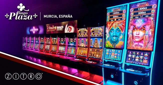 BINGO PLAZA ya exhibe la FAMILIA GLARE de ZITRO en los bingos de Murcia